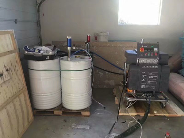 聚脲喷涂机JNJX-H5600(液压)(图3) 应用于全水万向喷涂发泡