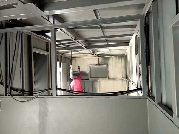湖南万向发泡设备集装箱移动房保温施工(图2) 集装箱移动房万向保温施工