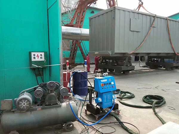 Q2600型集装箱房屋万向注册施工案例