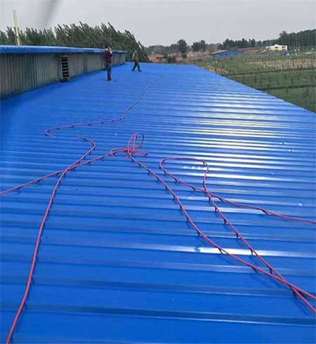 彩钢瓦防腐聚脲施工案例(图1) 彩钢瓦防腐聚脲施工案例