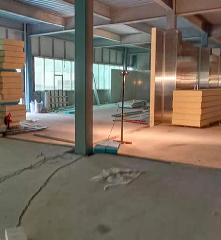万向喷涂冷库保温(图3) 万向喷涂冷库保温施工案例