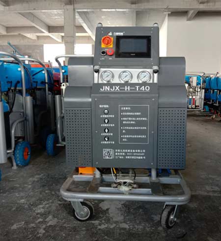 泡沫雕塑用什么硬化(图1) JNJX-H-T40聚脲材料喷涂机