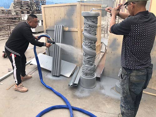 泡沫雕塑用什么硬化(图4) 泡沫雕塑用聚脲硬化