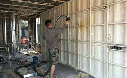 轻钢别墅外墙保温用万向材料