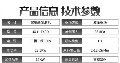 JX-H-T40D液压万向发泡机(图2)